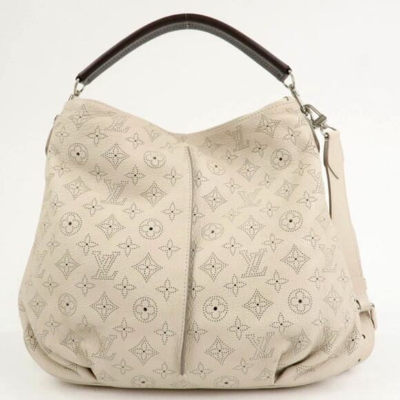 💎✨Authentic✨💎Louis Vuitton Monogram Mahina Selene PM Shoulder Bag Blanc - Picture 3 of 16